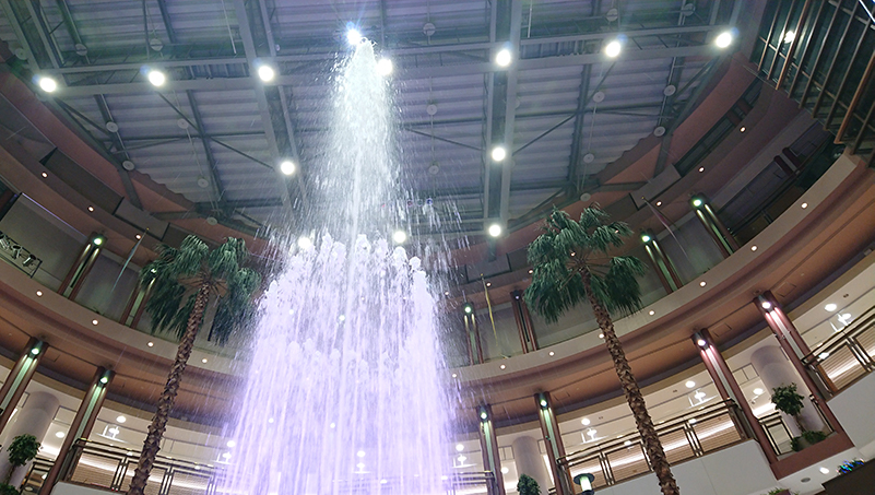 【噴水ショー】イオンモール桑名　音楽噴水ショーに完全リニューアル(三重県)