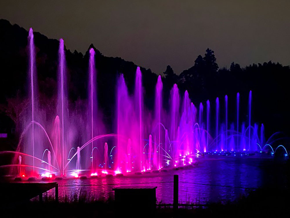 【日本最大級噴水ショー】はままつフルーツパーク時之栖　音楽噴水ショー プログラムリニューアル 2020-2021（静岡県）