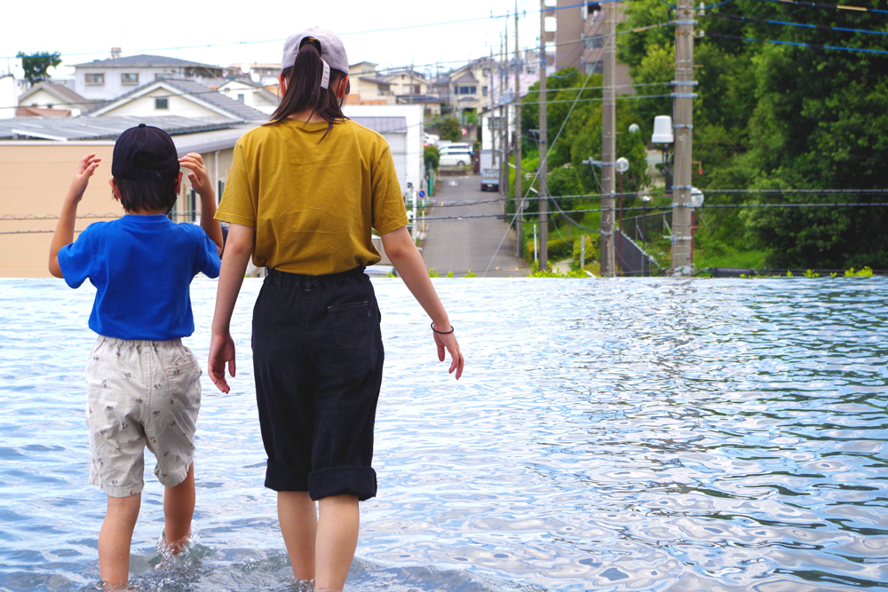 【水盤・流れ】ところざわサクラタウン　水景設備 設計・施工(埼玉県)