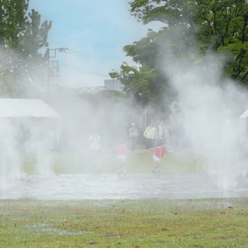 【ミスト】厚木中央公園　親水設備 設計・施工工事（神奈川県）