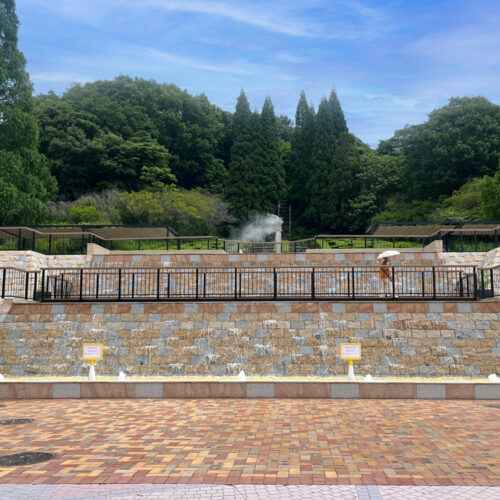 【滝・噴水・じゃぶじゃぶ池】ぎふワールド・ローズガーデン　親水設備 水景設備 改修工事（岐阜県）