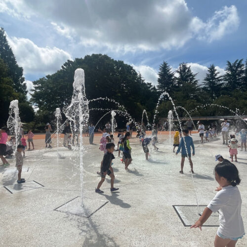 【噴水・じゃぶじゃぶ池・流れ・ウォーターカーテン】熊谷さくら運動公園　親水設備 改修工事（埼玉県）